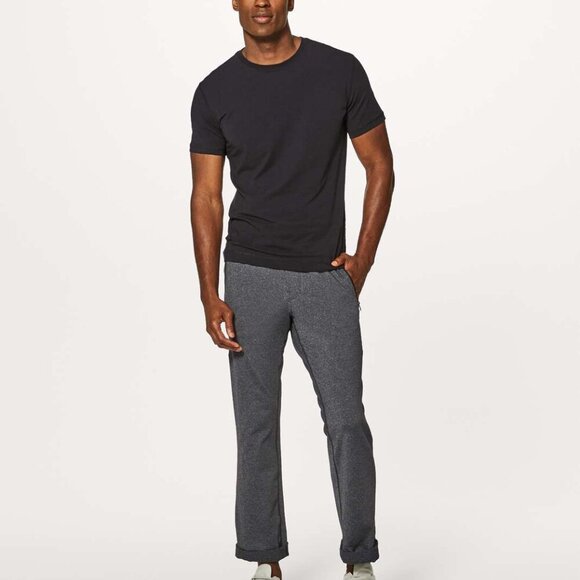 Lululemon Discipline Pants Heathered Black M - Picture 1 of 6